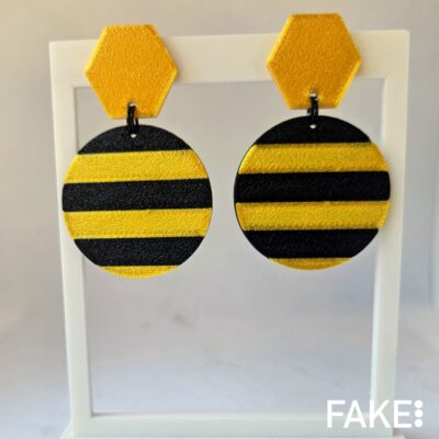 Pendientes deriva rayas abeja